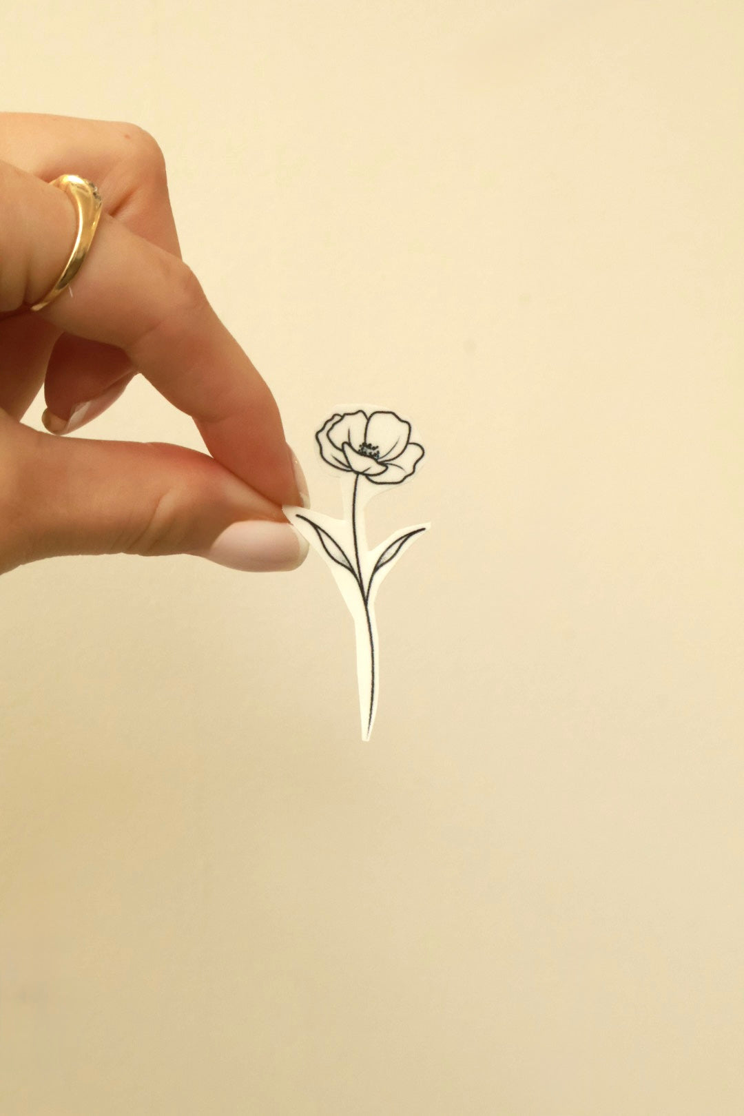 Poppy Temporary Tattoo
