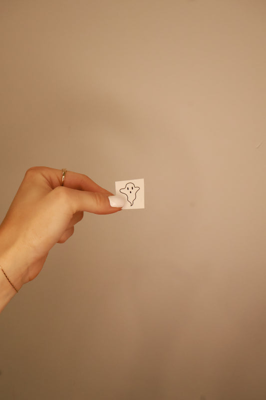 Ghost Temporary Tattoo