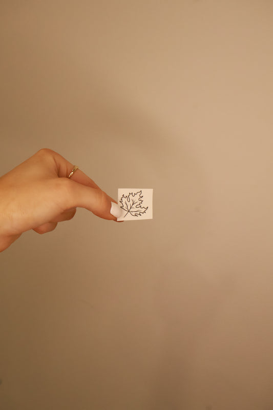 Leaf Temporary Tattoo