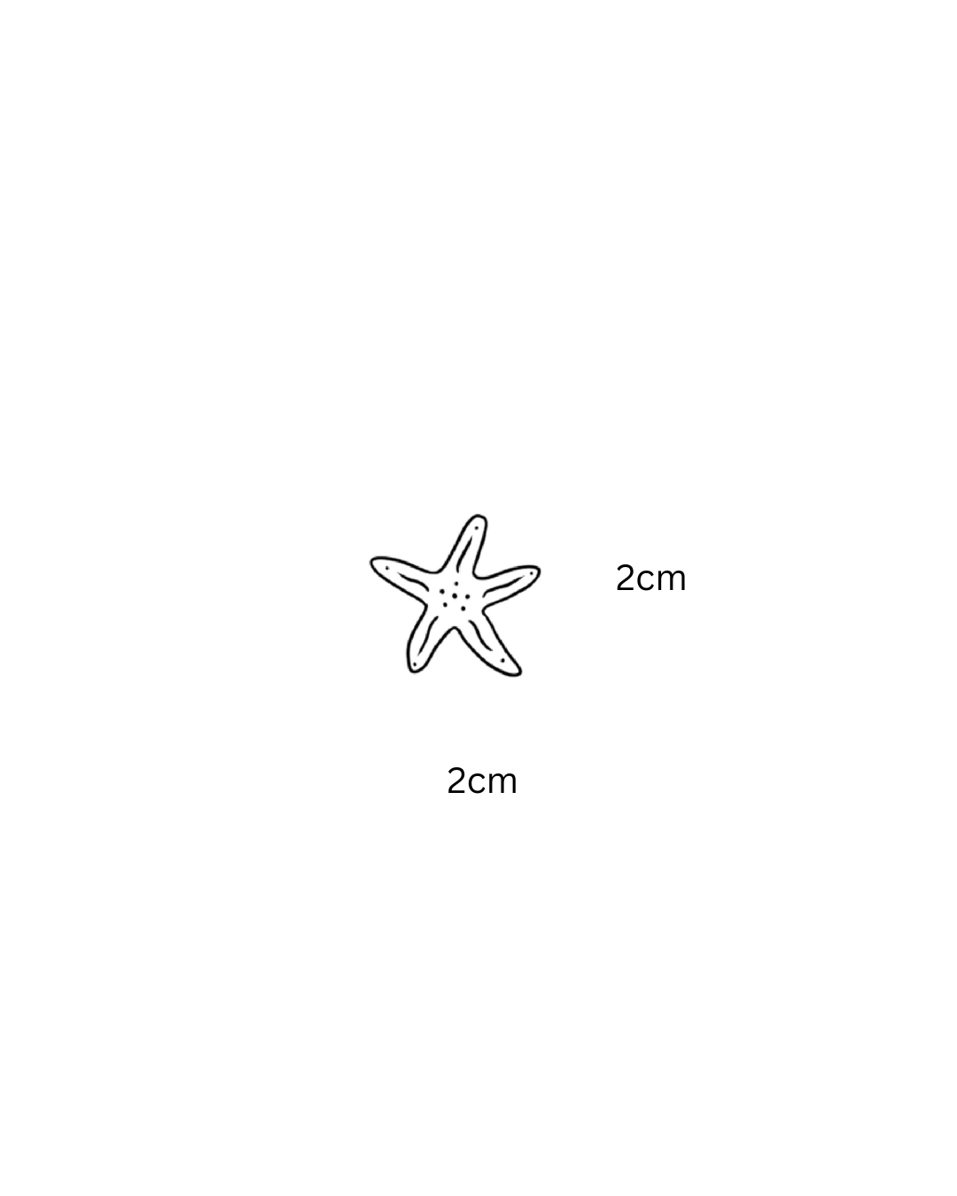 Starfish Temporary Tattoo