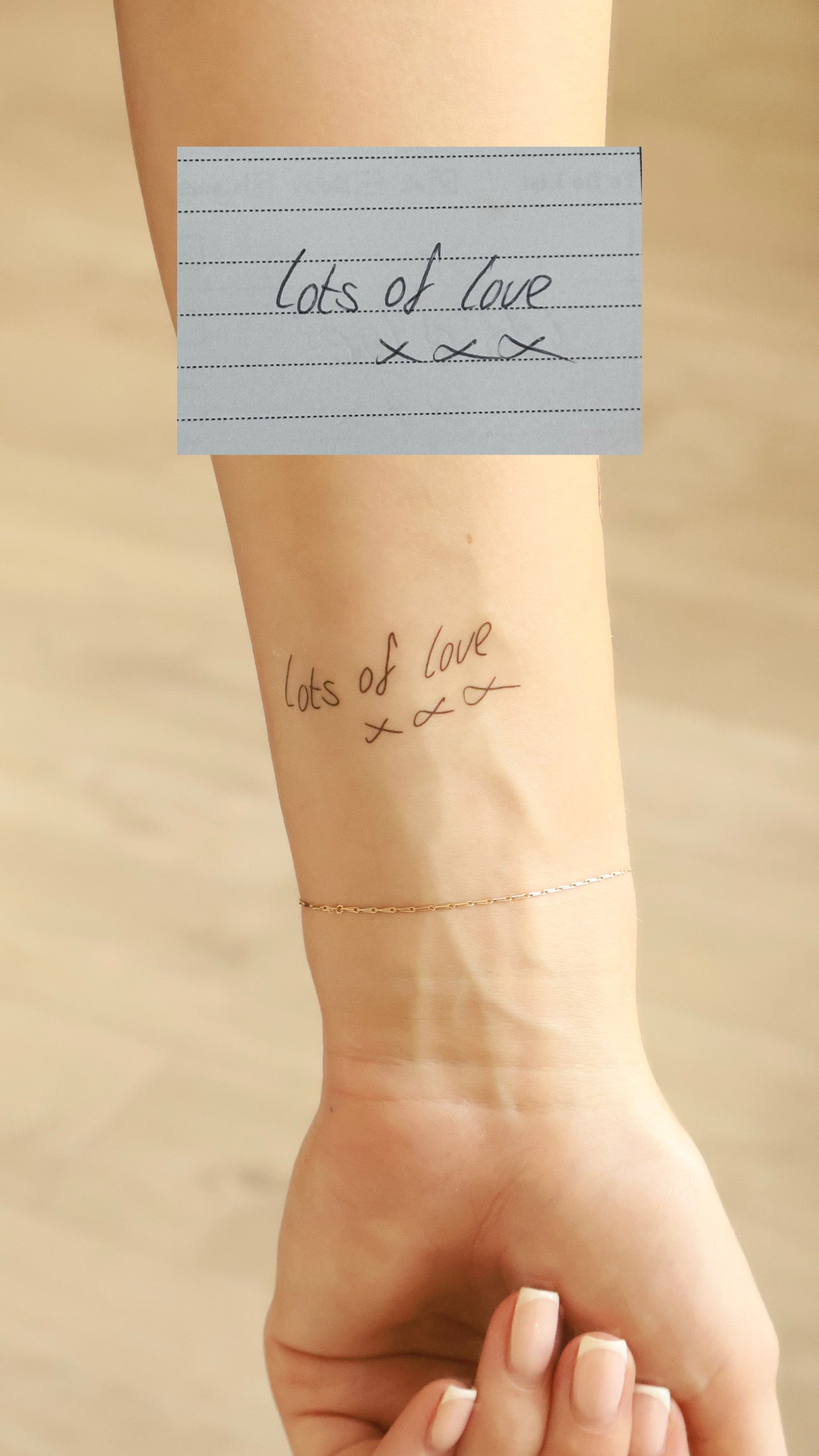Custom Temporary Tattoo