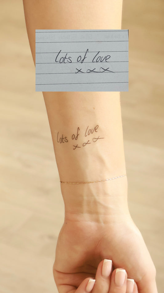 Custom Temporary Tattoo