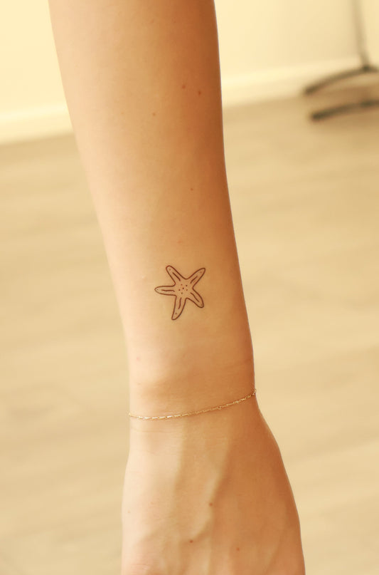 Starfish Temporary Tattoo