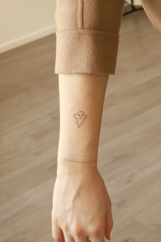 Ghost Temporary Tattoo