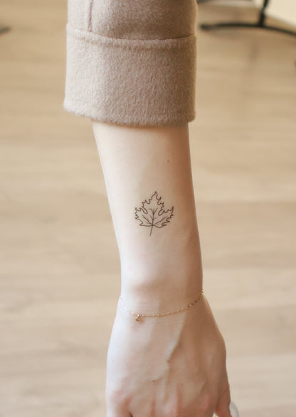 Leaf Temporary Tattoo
